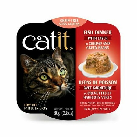 CATIT Dinner, Ocean Fish with Shrimp & Green Beans 44715